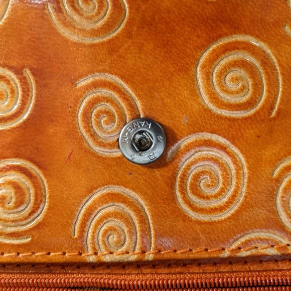 Cognac Flat Leather Wallet (new) - Picture 4 of 5